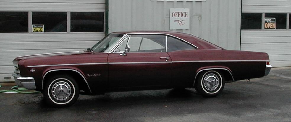 !967 Impala SS after restoration