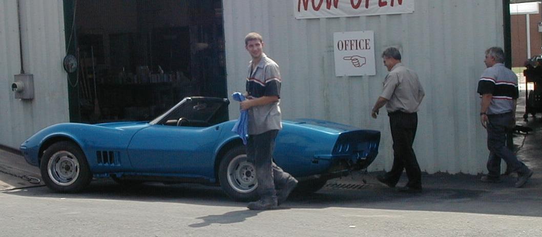 !971 Corvette after restoration
