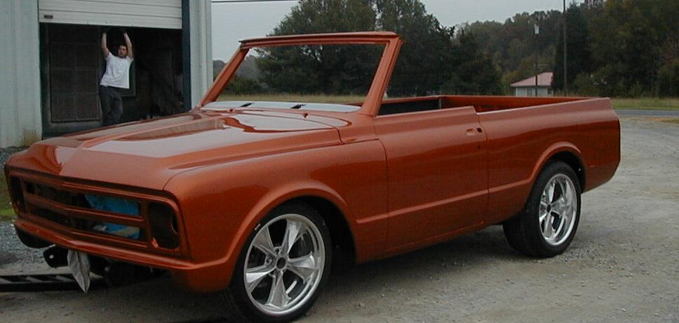 72 Blazer painted and going home