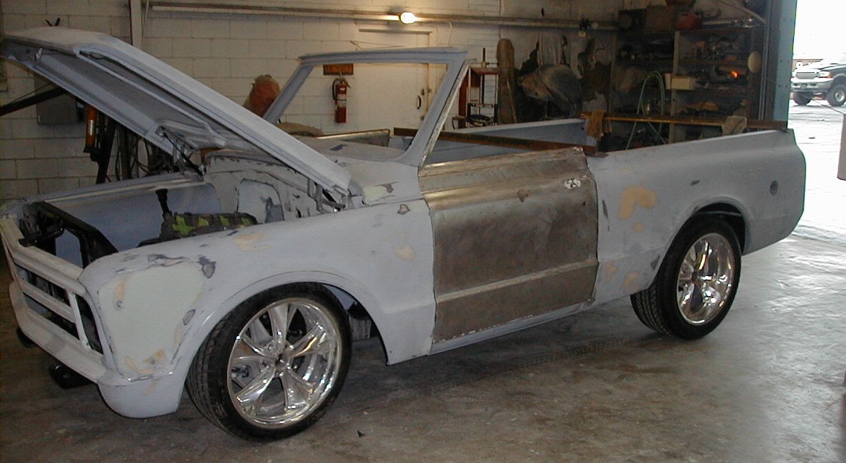 72 Chevy Blazer at drop off