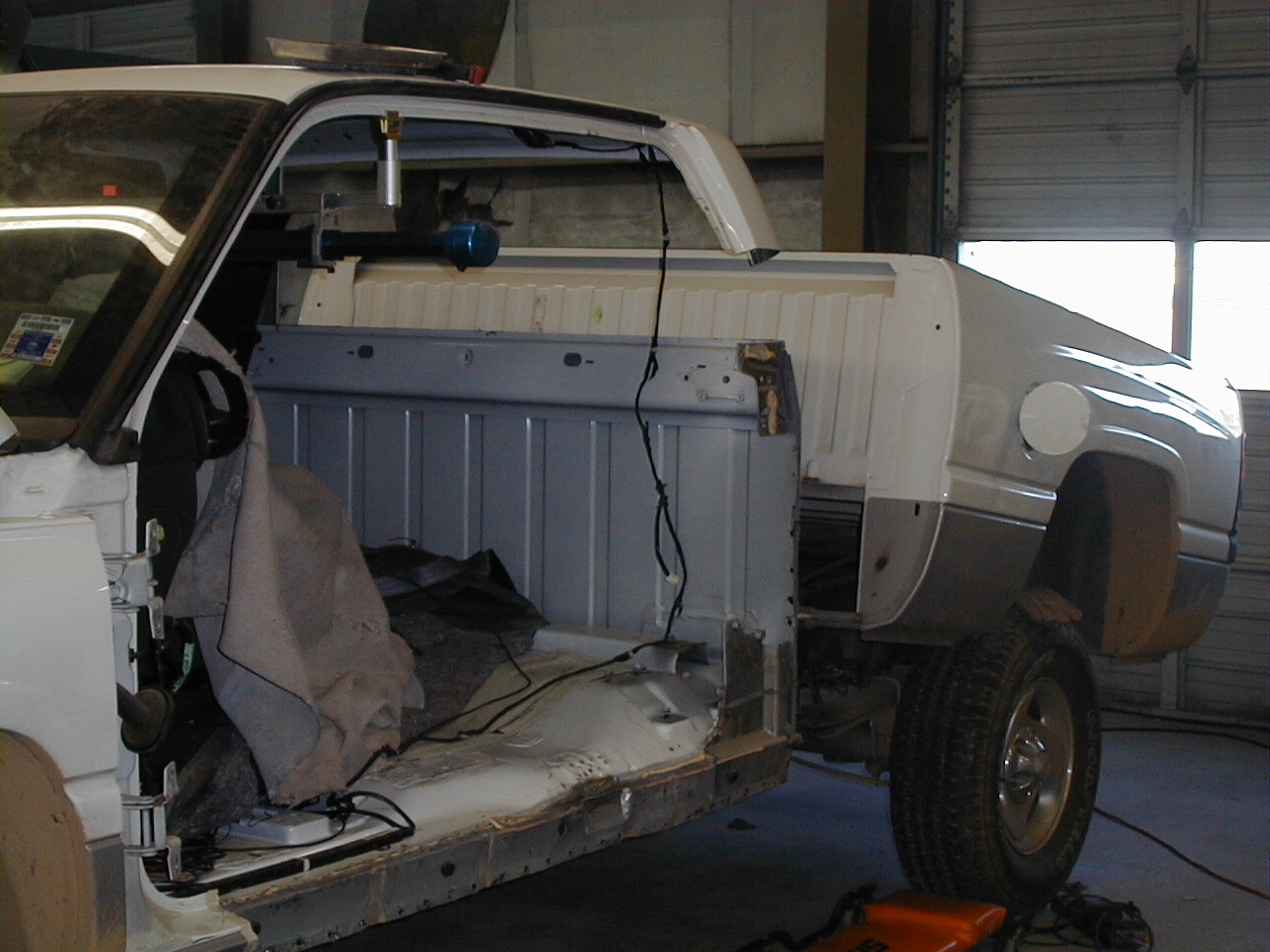 2002 Dodge Pick up before repairs