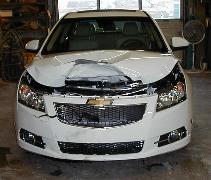 Wrecked 2012 Chevy Cruze