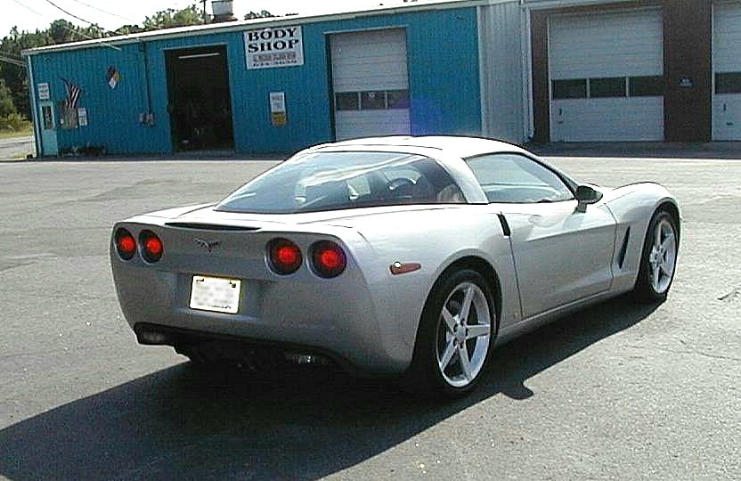 2005 Chevy Corvette After Collision Repairs